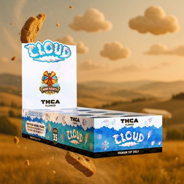 Cloud THCA Flower – Windy Biscotti 3.5g | Display Box - Image 2