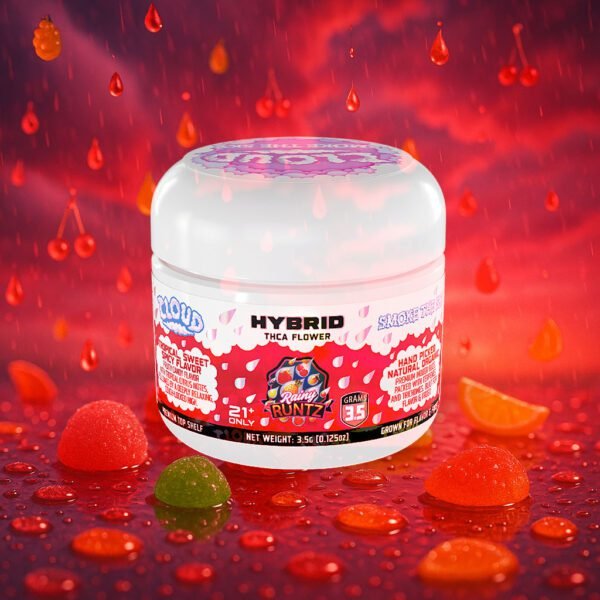 Cloud THCA Flower – Rainy Runtz | 3.5g Hybrid - Image 2