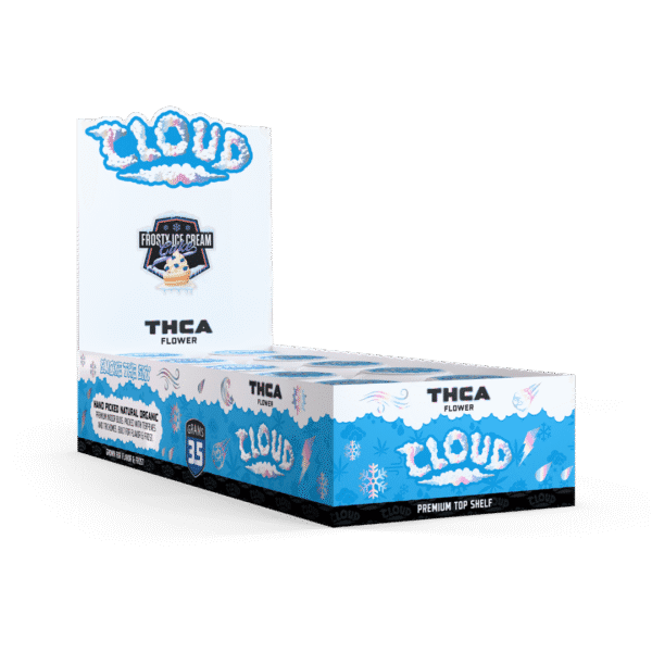 Cloud THCA Flower – Frosty Ice Cream Cake 3.5g | Display Box