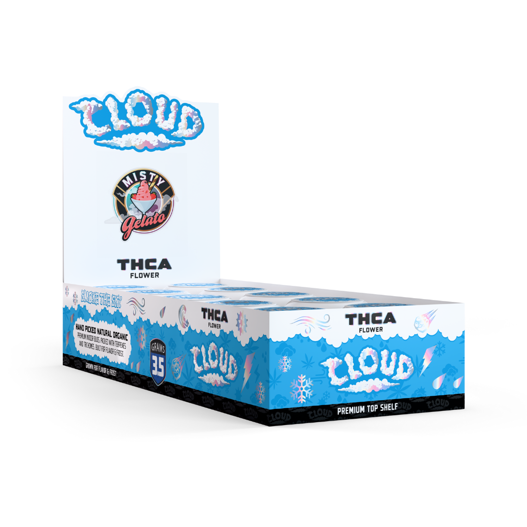 Cloud THCA Flower – Misty Gelato 3.5g | Display Box