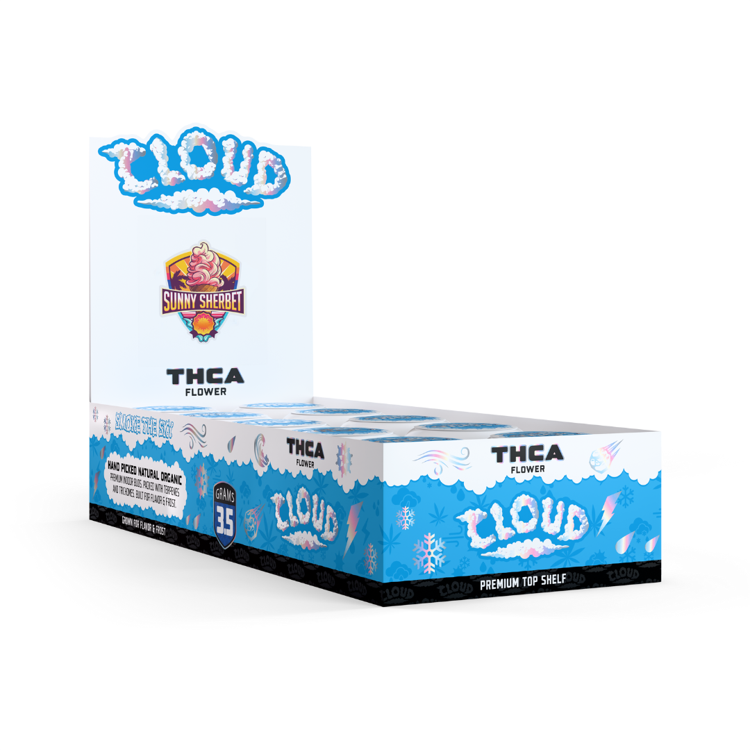 Cloud THCA Flower – Sunny Sherbet 3.5g | Display Box