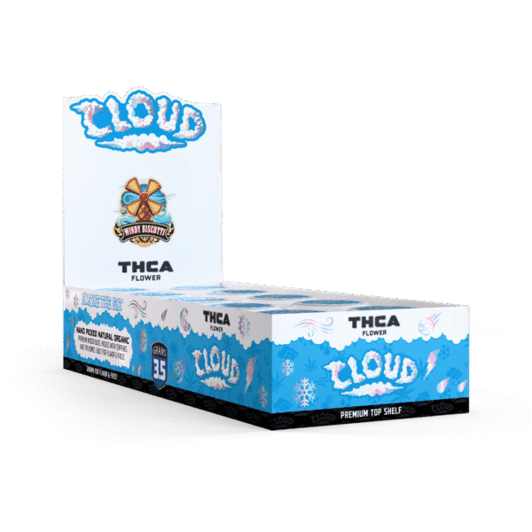 Cloud THCA Flower – Windy Biscotti 3.5g | Display Box