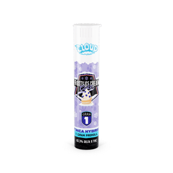 Cloud THCA Pre-Roll – Frosty Ice Cream Cake | 1g Hybrid