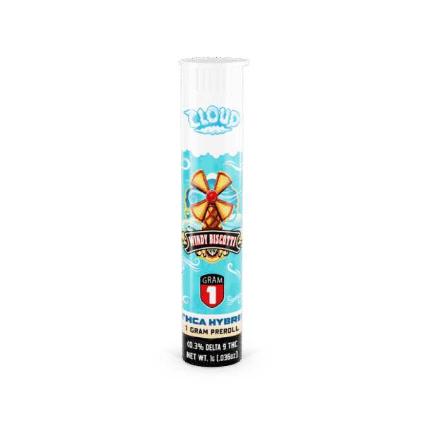 Cloud THCA Pre-Roll – Windy Biscotti | 1g Hybrid