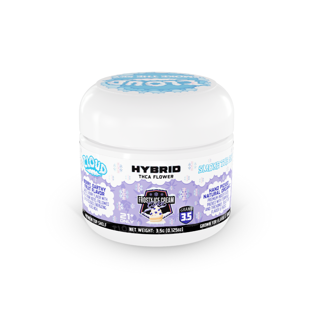 Cloud THCA Flower – Frosty Ice Cream Cake | 3.5g Hybrid