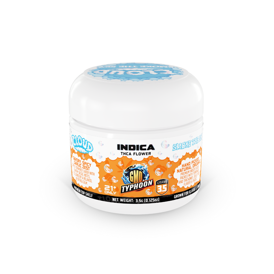 Cloud THCA Flower – GMO Typhoon | 3.5g Indica