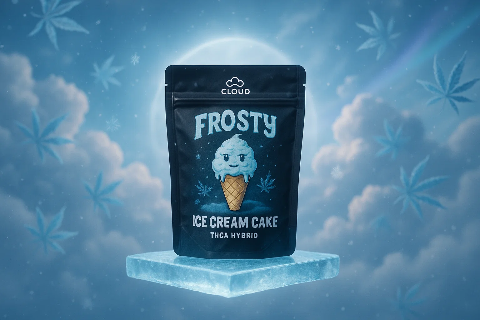 Discover Frosty Ice Cream Cake: CLOUD’s Sweetest THCA Hybrid Escape