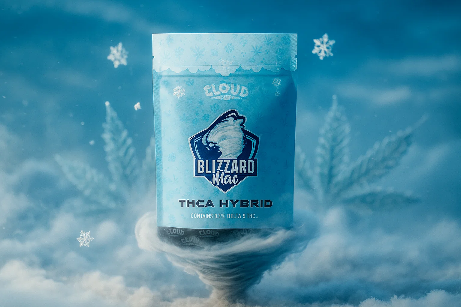 Blizzard Mac: CLOUD’s Frosty THCA Hybrid Storm