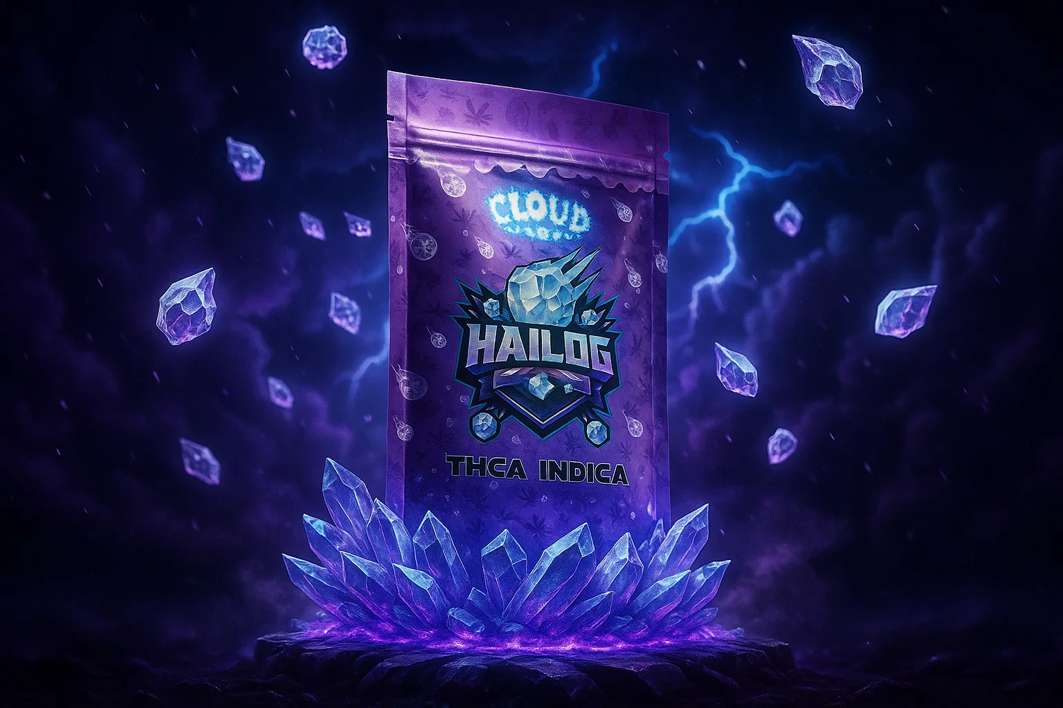 Hailog: CLOUD’s Thunderous THCA Indica Retreat