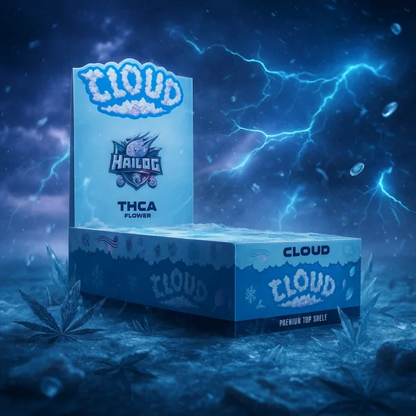 Cloud THCA Flower – Hailog 3.5g | Display Box - Image 2