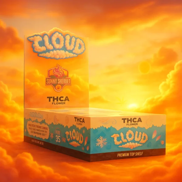 Cloud THCA Flower – Sunny Sherbet 3.5g | Display Box - Image 2