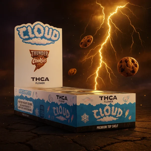Cloud THCA Flower – Thunder Cookies 3.5g | Display Box - Image 2