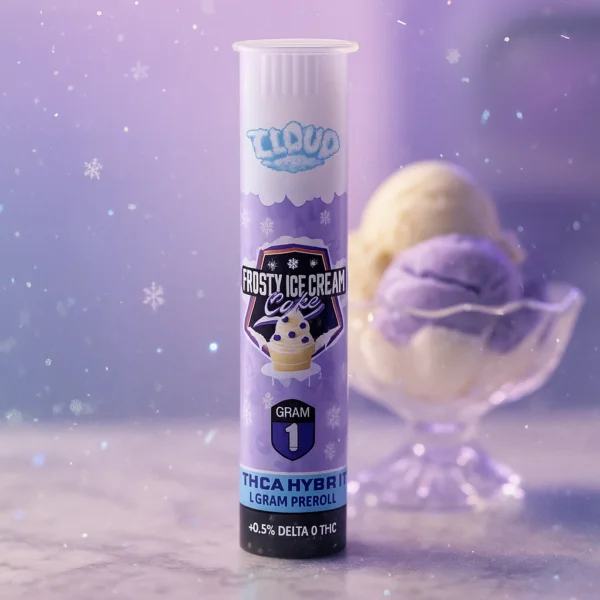 Cloud THCA Pre-Roll – Frosty Ice Cream Cake | 1g Hybrid - Image 2