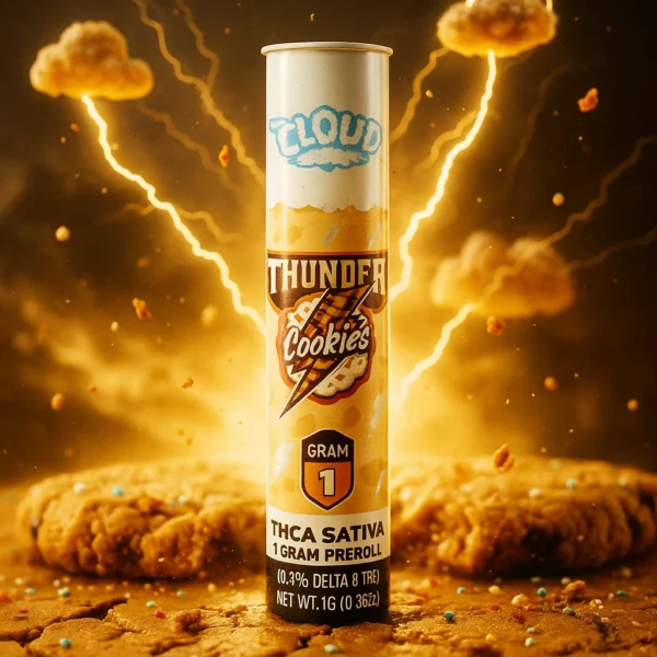 Cloud THCA Pre-Roll – Thunder Cookies | 1g Sativa - Image 2